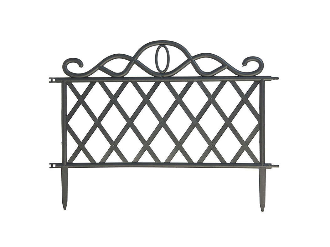 Cerca polipropilen gardenstar preta 48x36cm