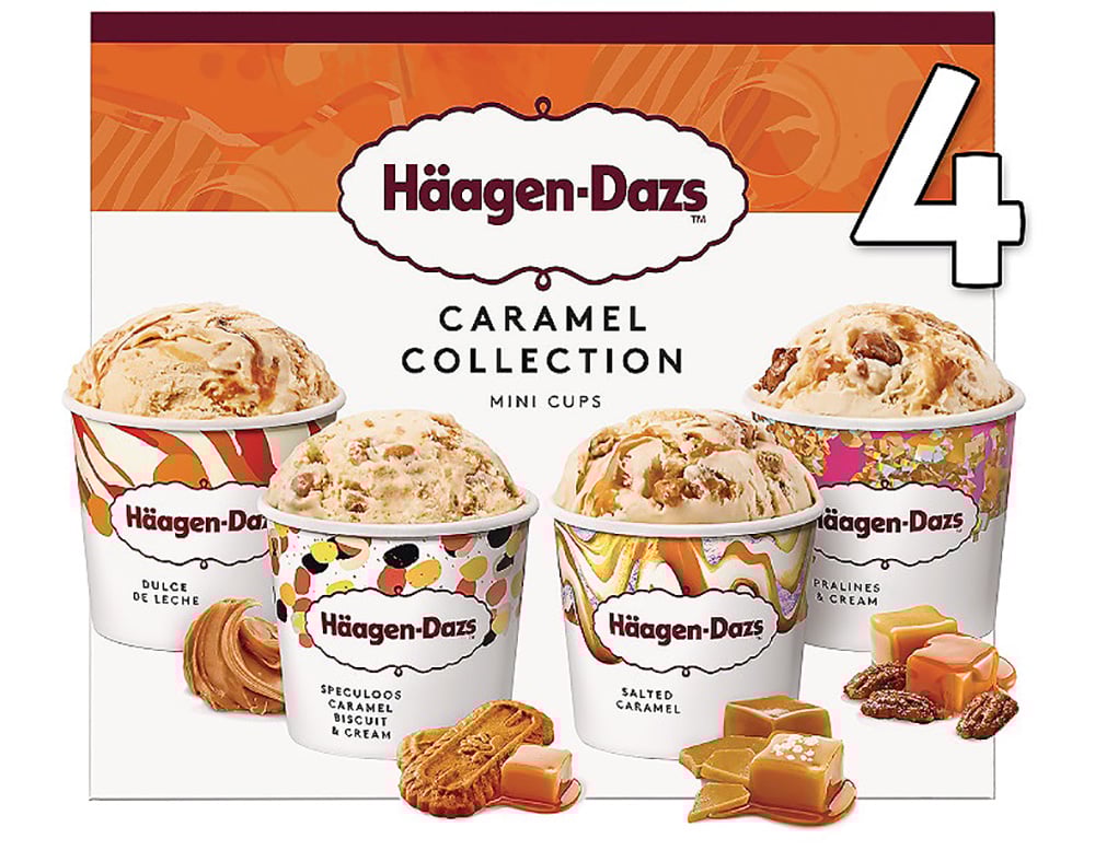 Gelado Häagen-dazs Caramel Attraction 4x95ml