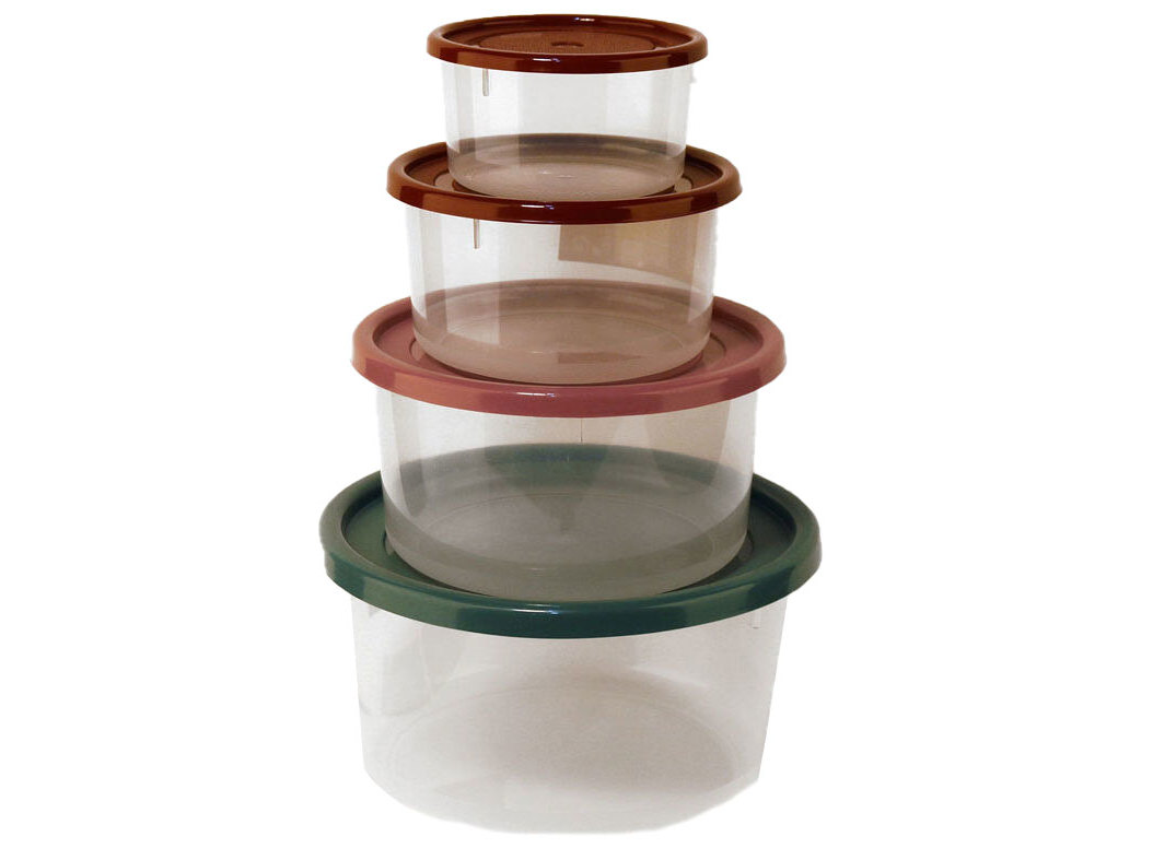 Caixa Plástico Codil Redondas Pack 4 Unidades | Auchan