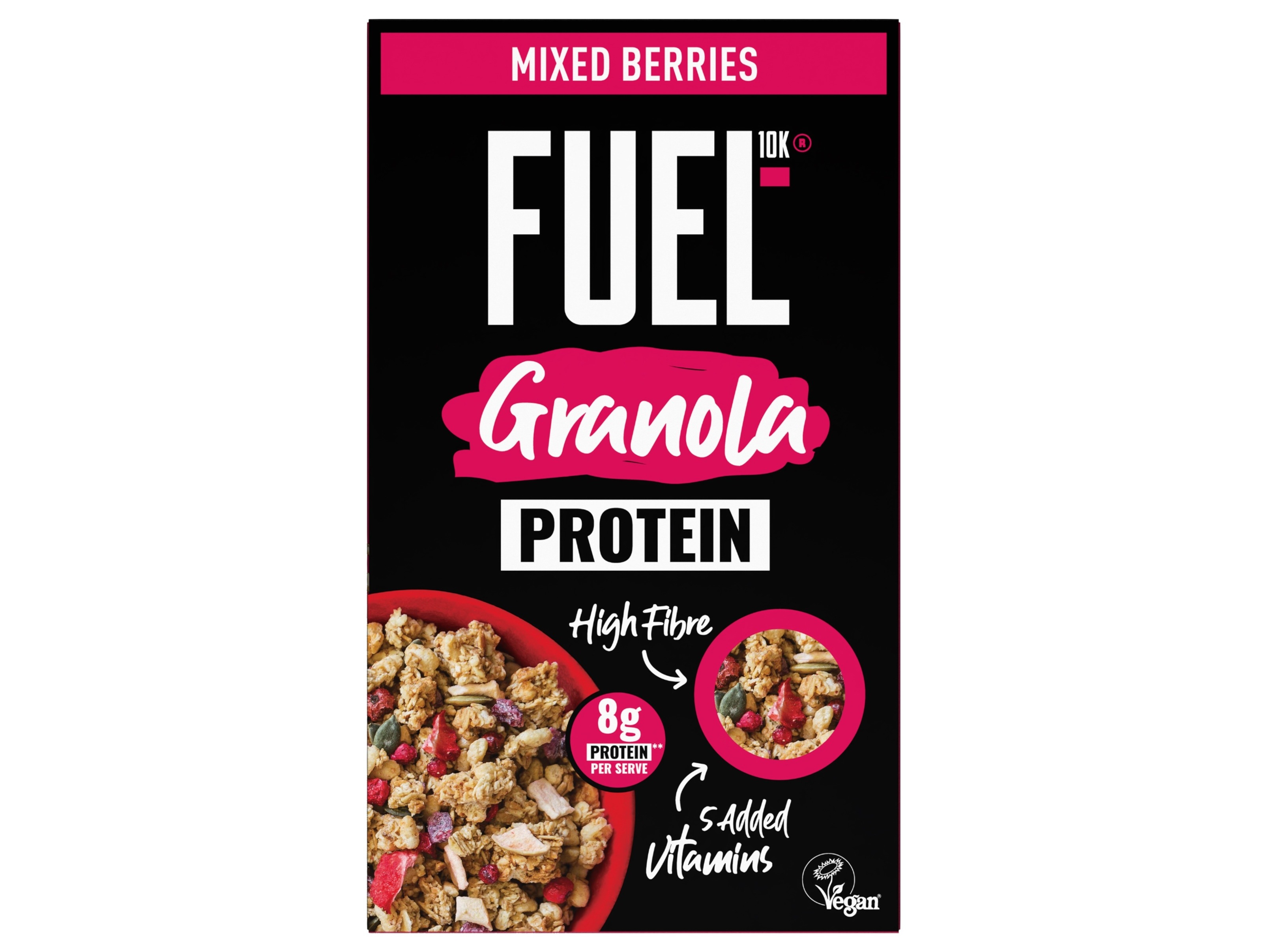 Granola Fuel Protein Frutos Vermelhos 400g