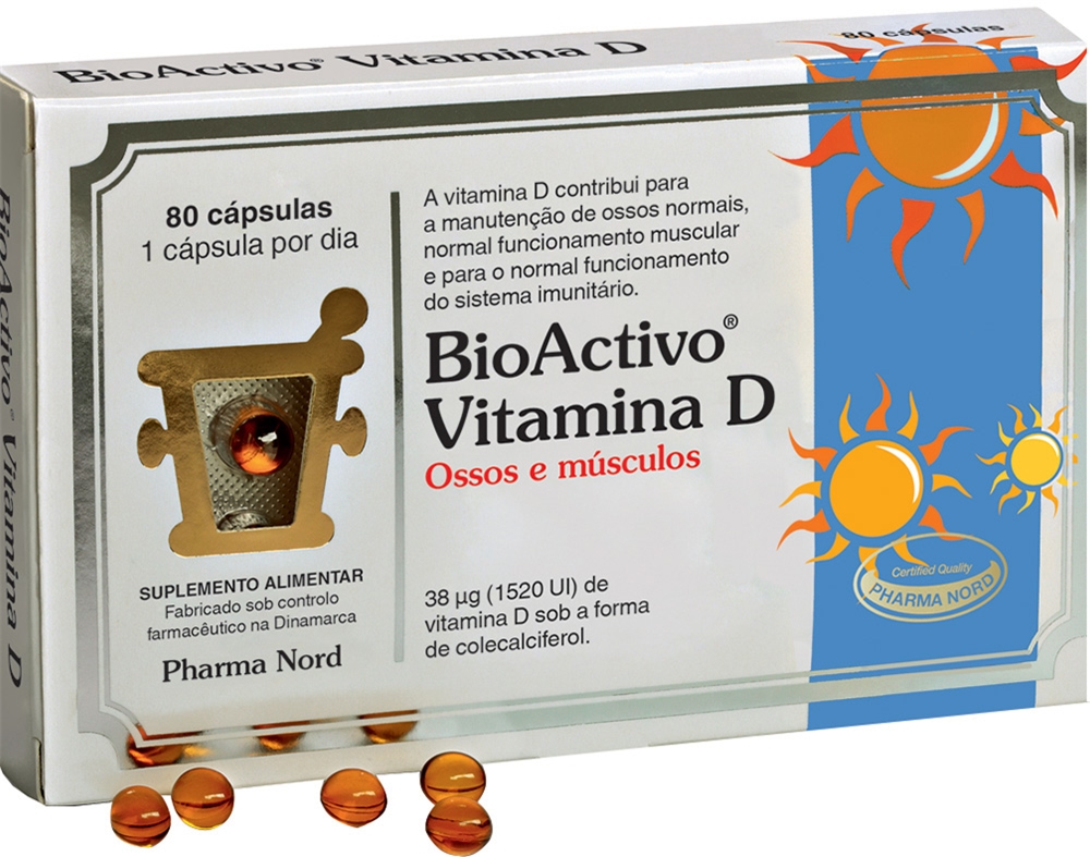 Suplemento Bioactivo Vitamina D 80 Capsulas Bioactivo