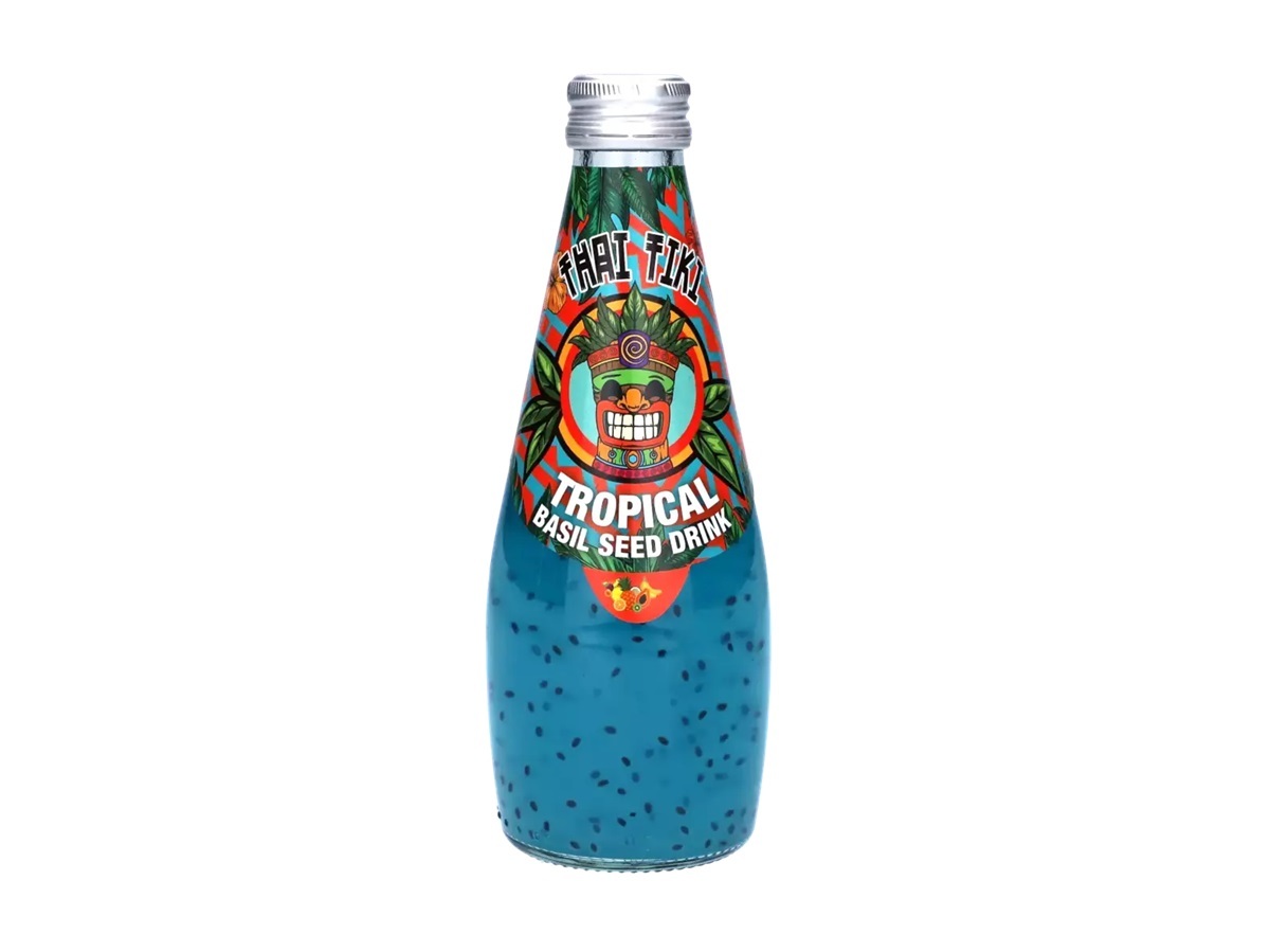 Bebida C/ Semente De Manjericão Thai Tiki Tropical 290ml Thai Tiki