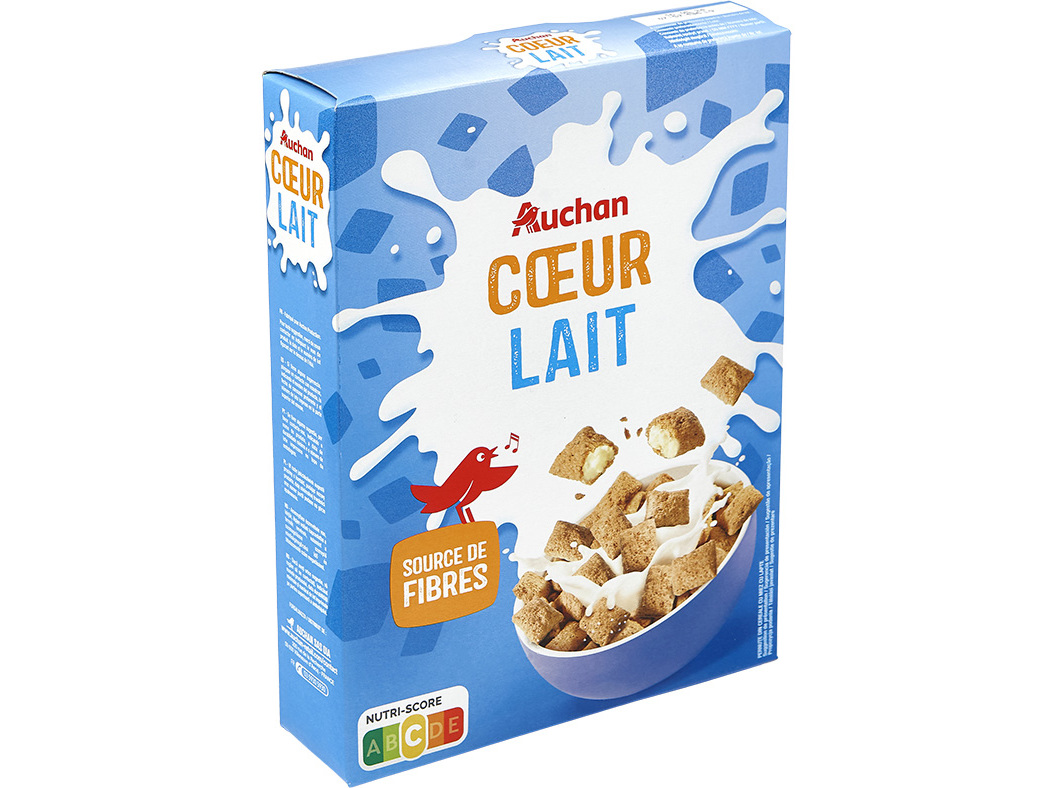 Cereais Auchan Recheados Com Leite 400g Auchan