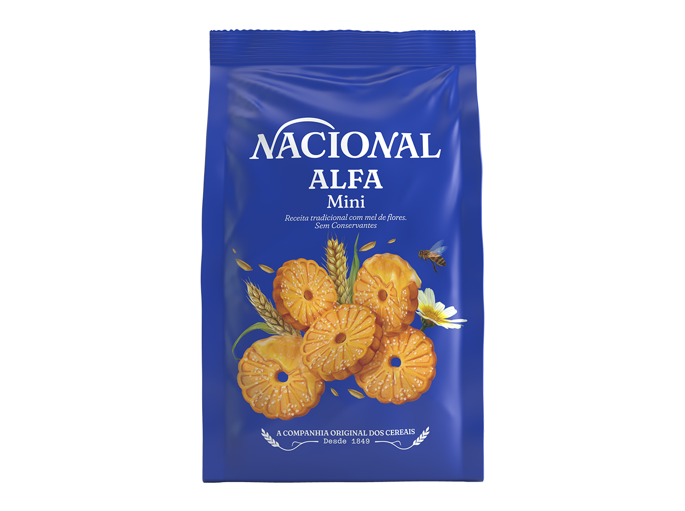 Bolacha Mini Alfa Nacional 120g Nacional