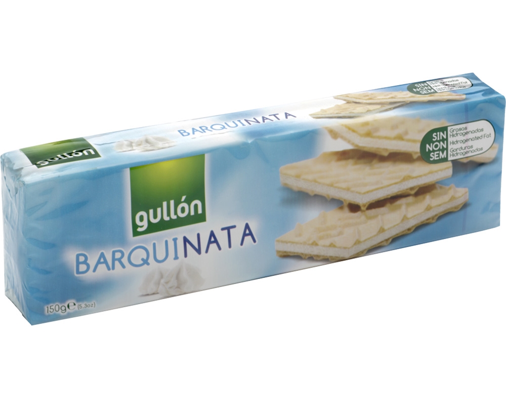 Bolacha gullon wafer barquinata 150g