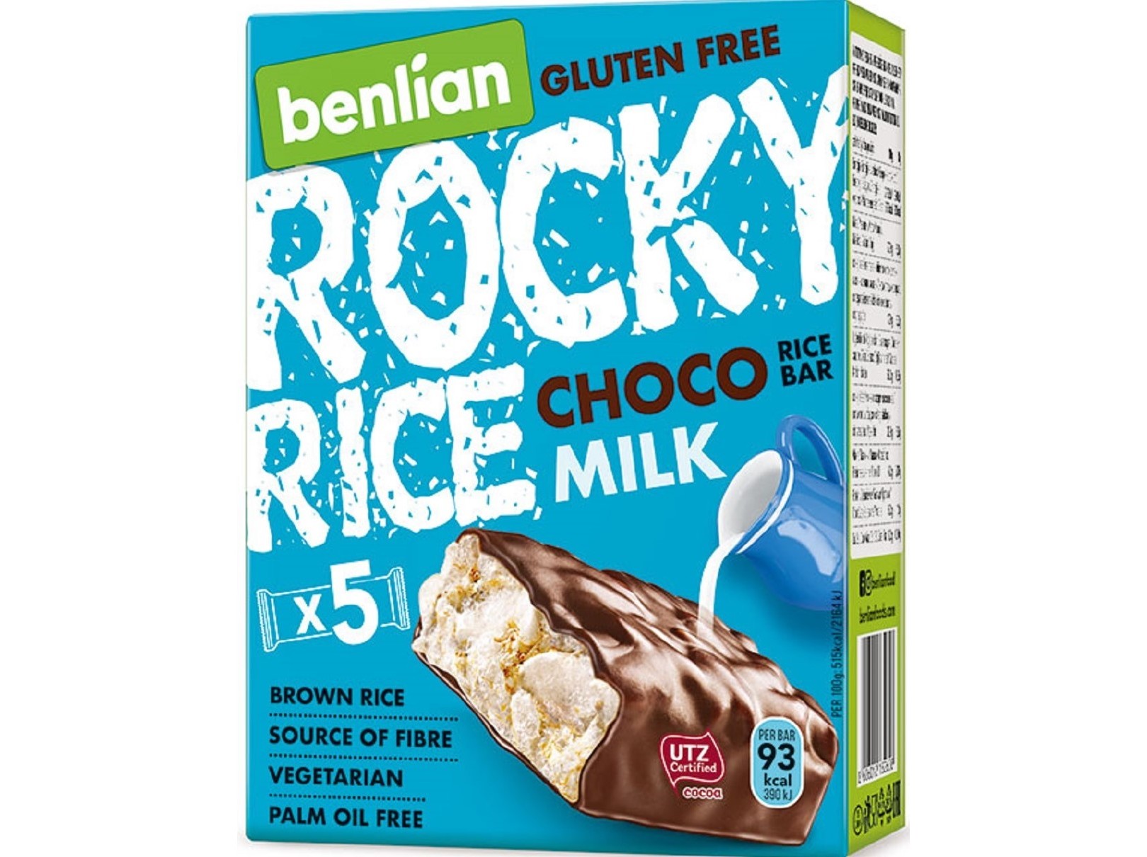 Barra Benlian Arroz Chocolate Leite 90g Benlian