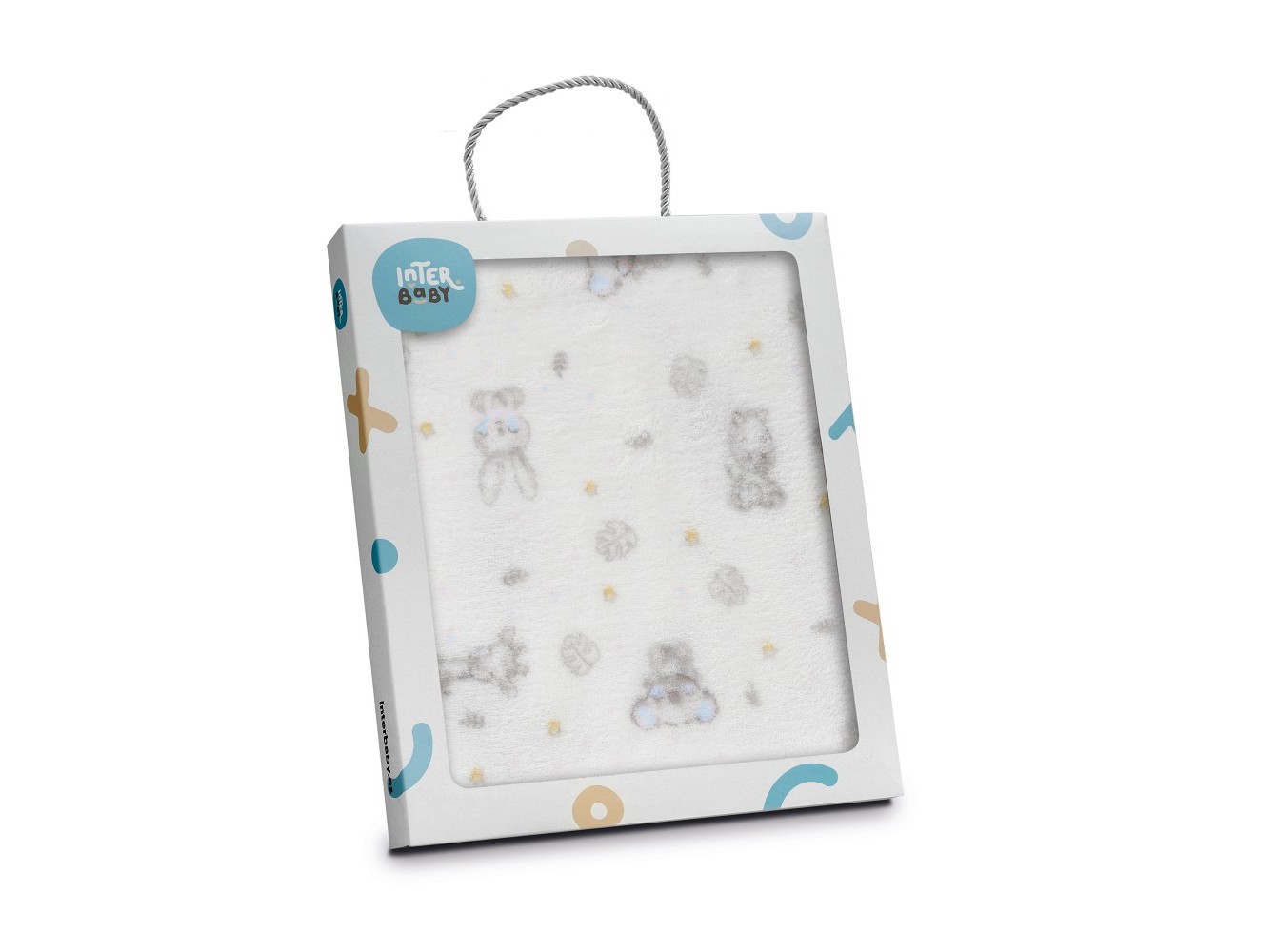 Manta interbaby koala azul 80x110cm