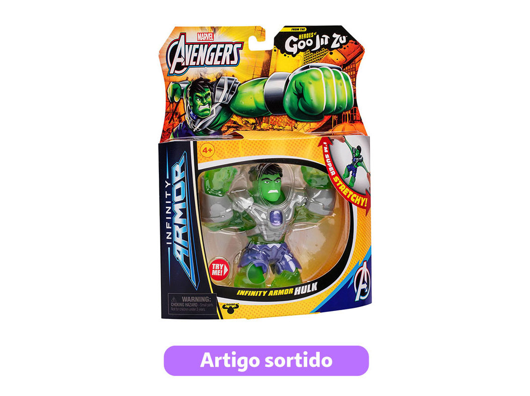 Figura marvel infinity goo jit zu modelos sortidos