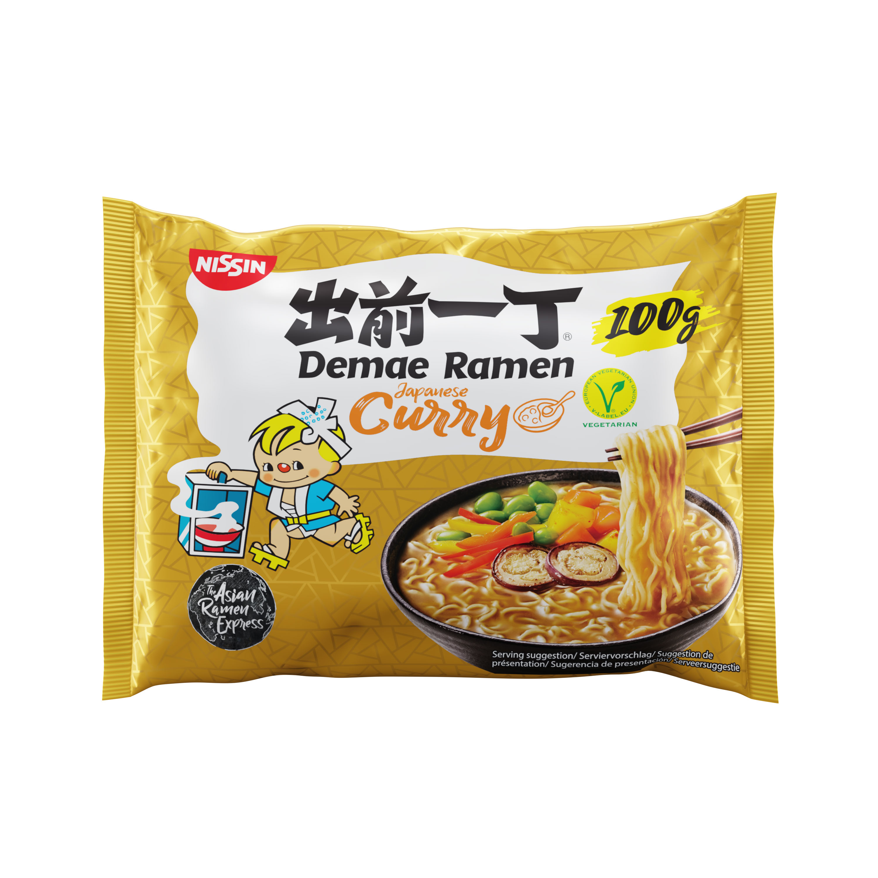 Demae ramen nissin caril japonês 100g