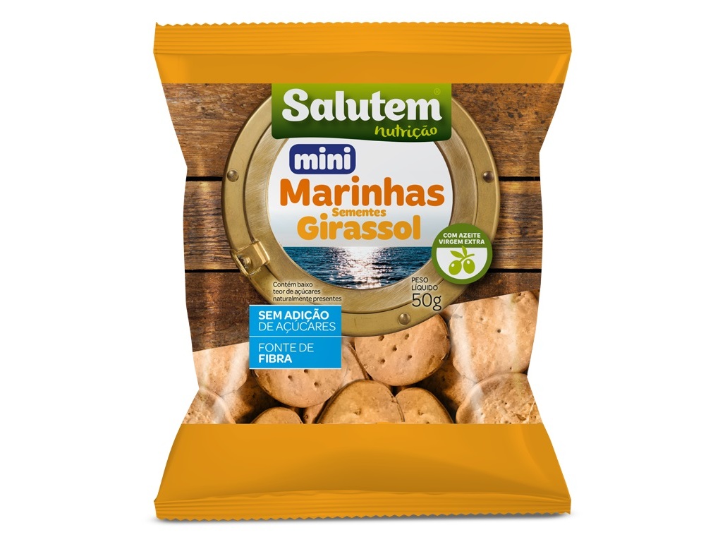 Bolachas Salutem Mini Marinhas Girassol 50 G Salutem
