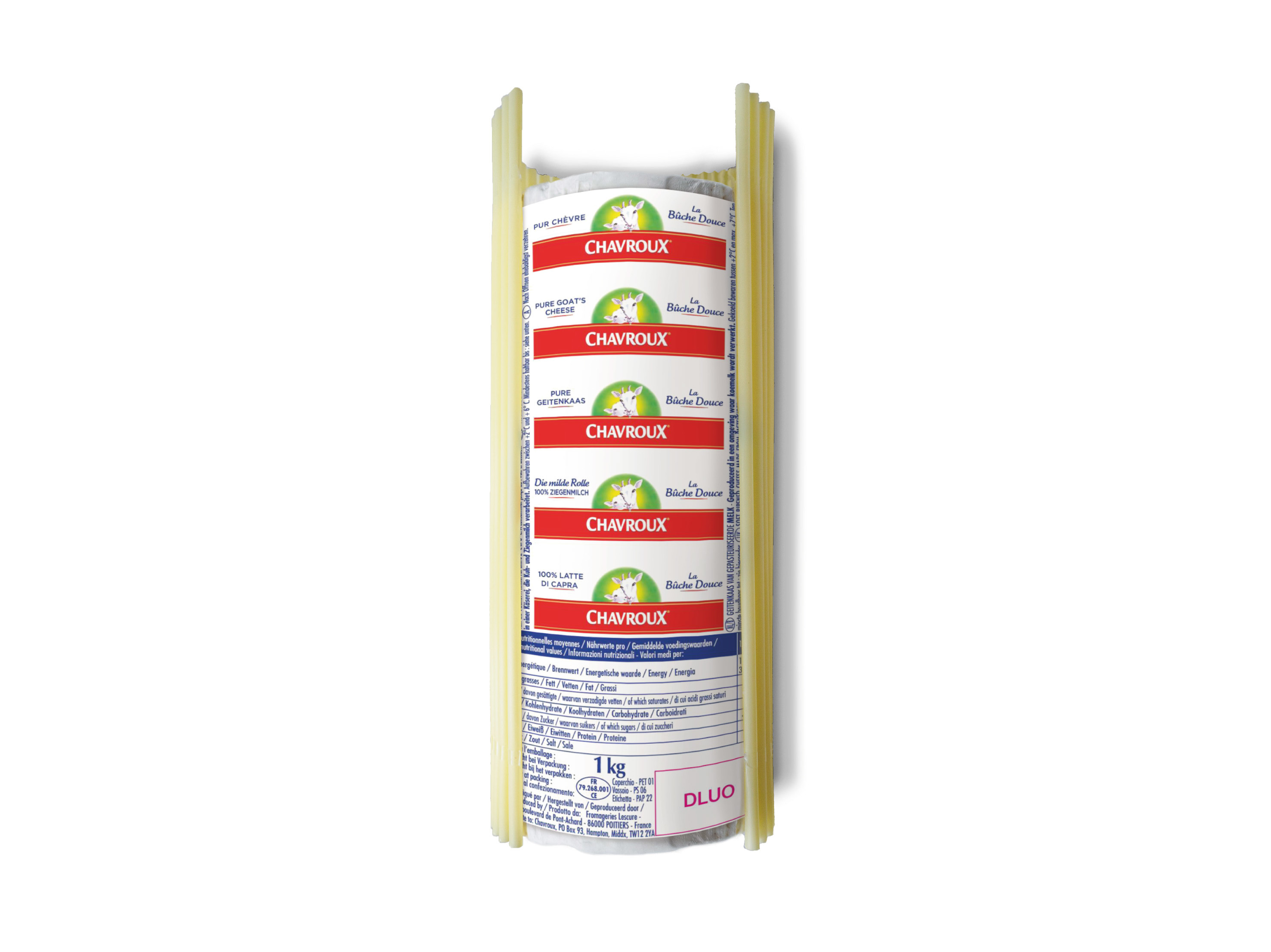 Queijo Chavroux Rolo Chévre Kg Chavroux