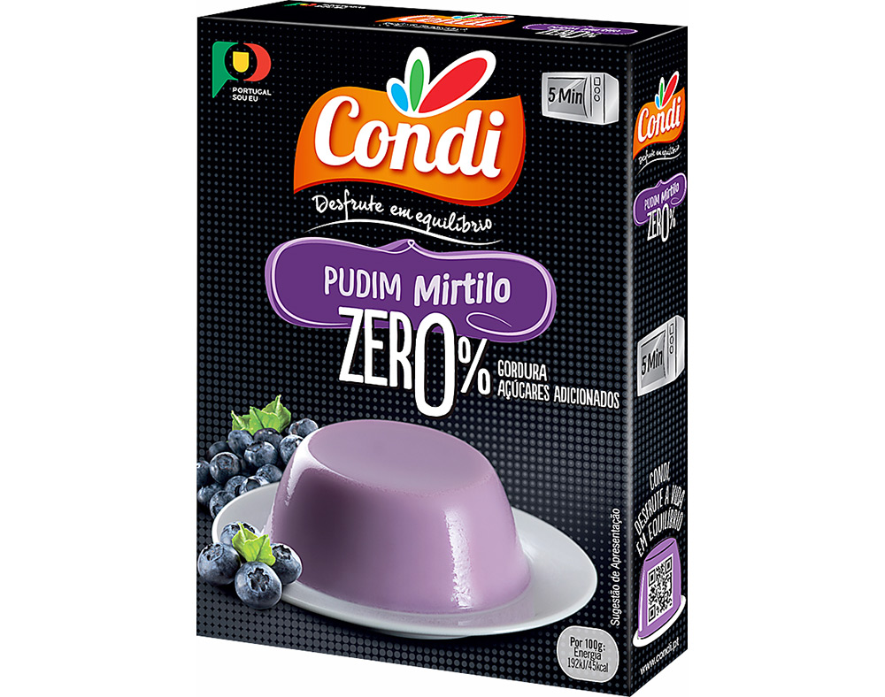 Pudim Condi Zero % Mirtilo 22g Condi