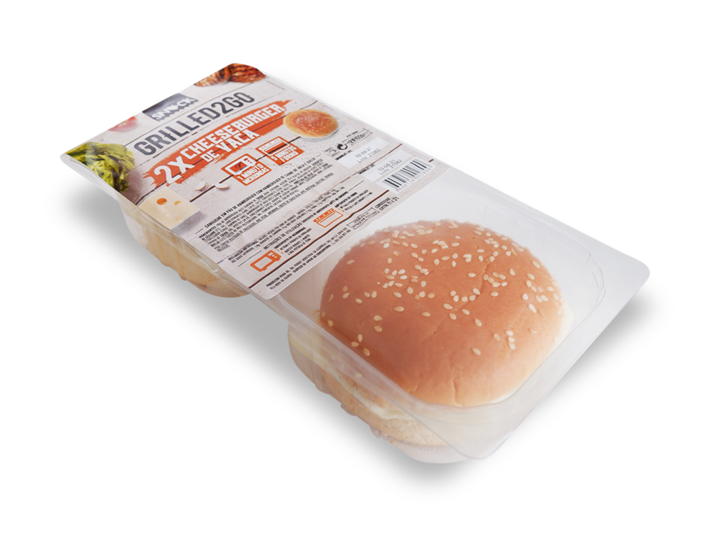 Cheeseburguer Carne De Vaca Snock 2x100g Snock
