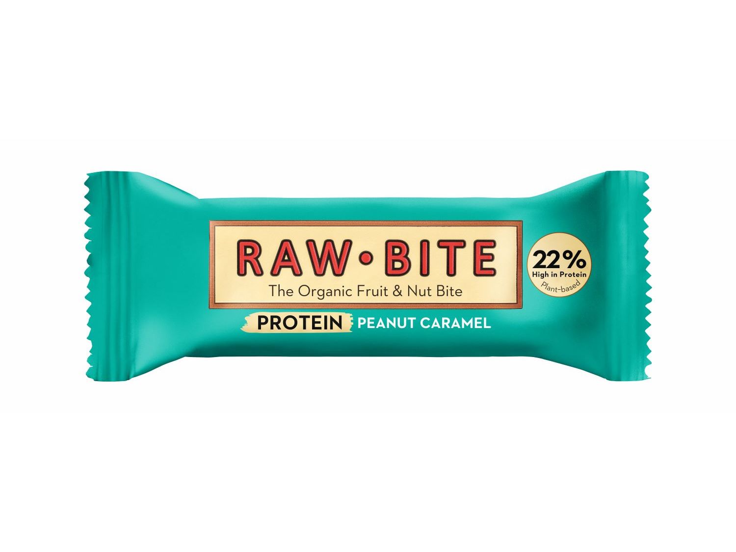 Barra Bio Raw Bite Proteína Amendoim Caramelo 45g