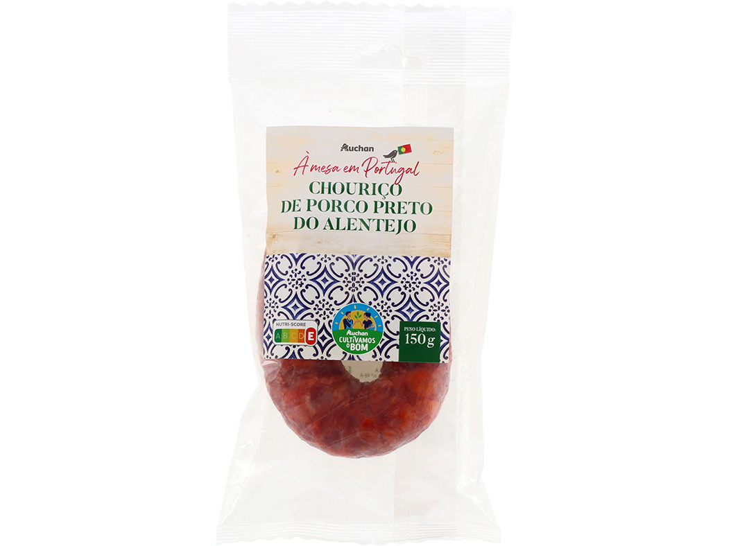 Chouriço De Porco Preto Auchan À Mesa Em Portugal Cultivamos O Bom Alentejo 150g Auchan