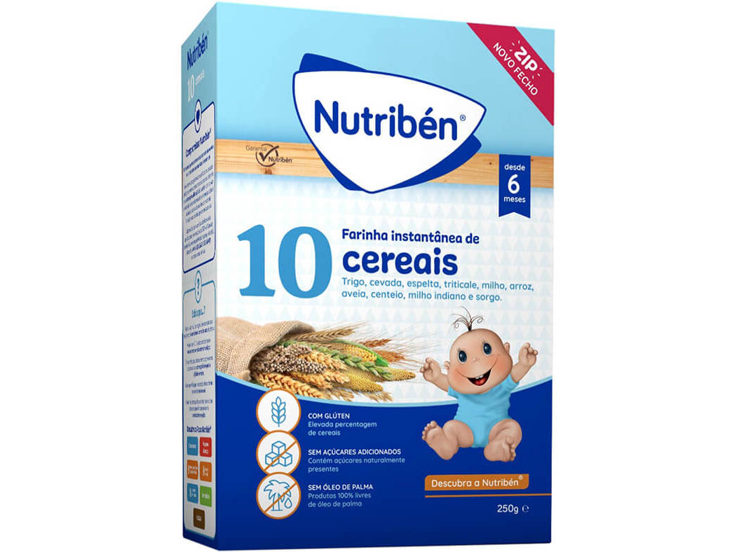 Papa Nutriben 10 Cereais 250g Nutriben