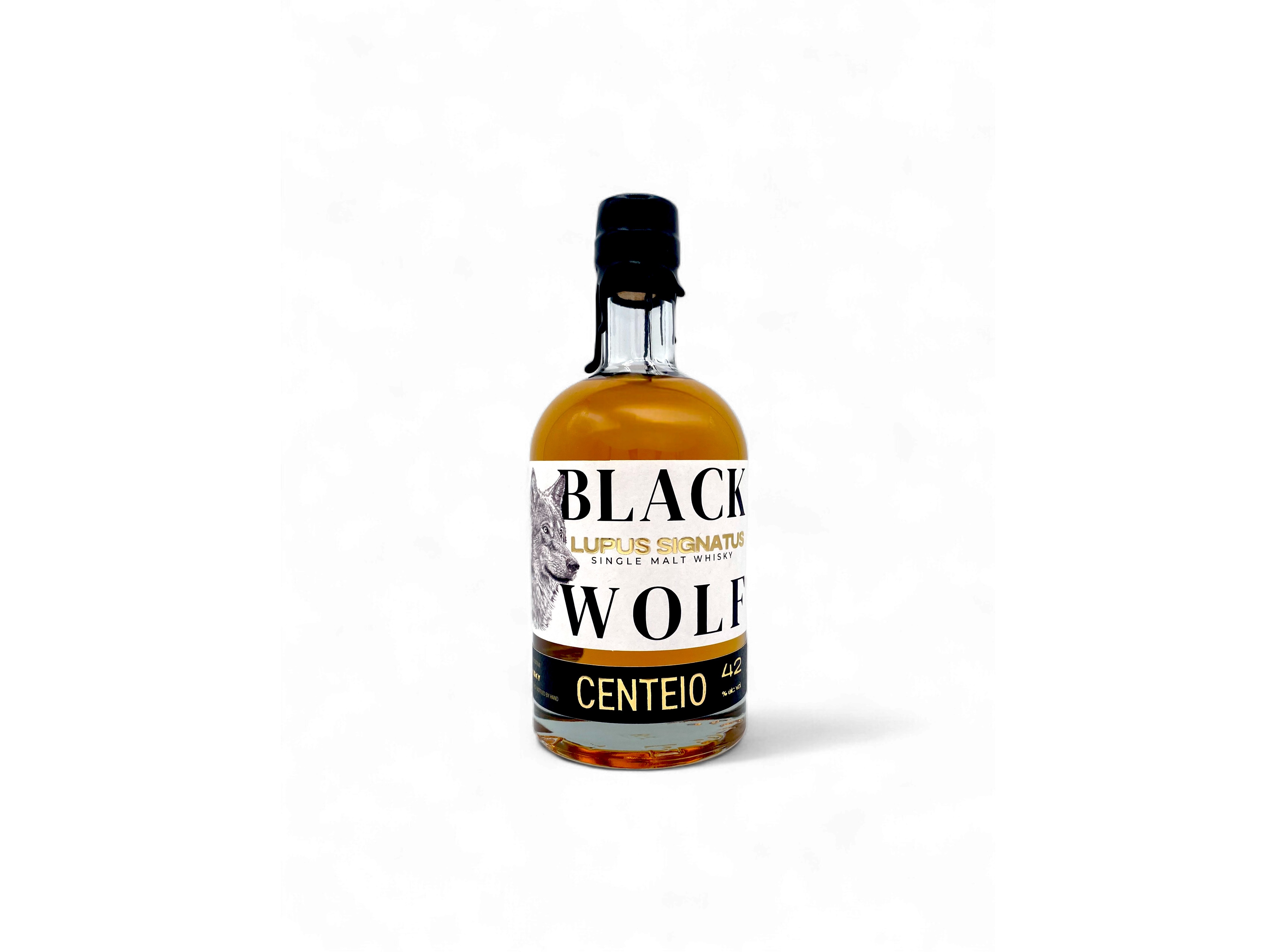 Whisky Black Wolf 100% Centeio 0.50l Black Wolf