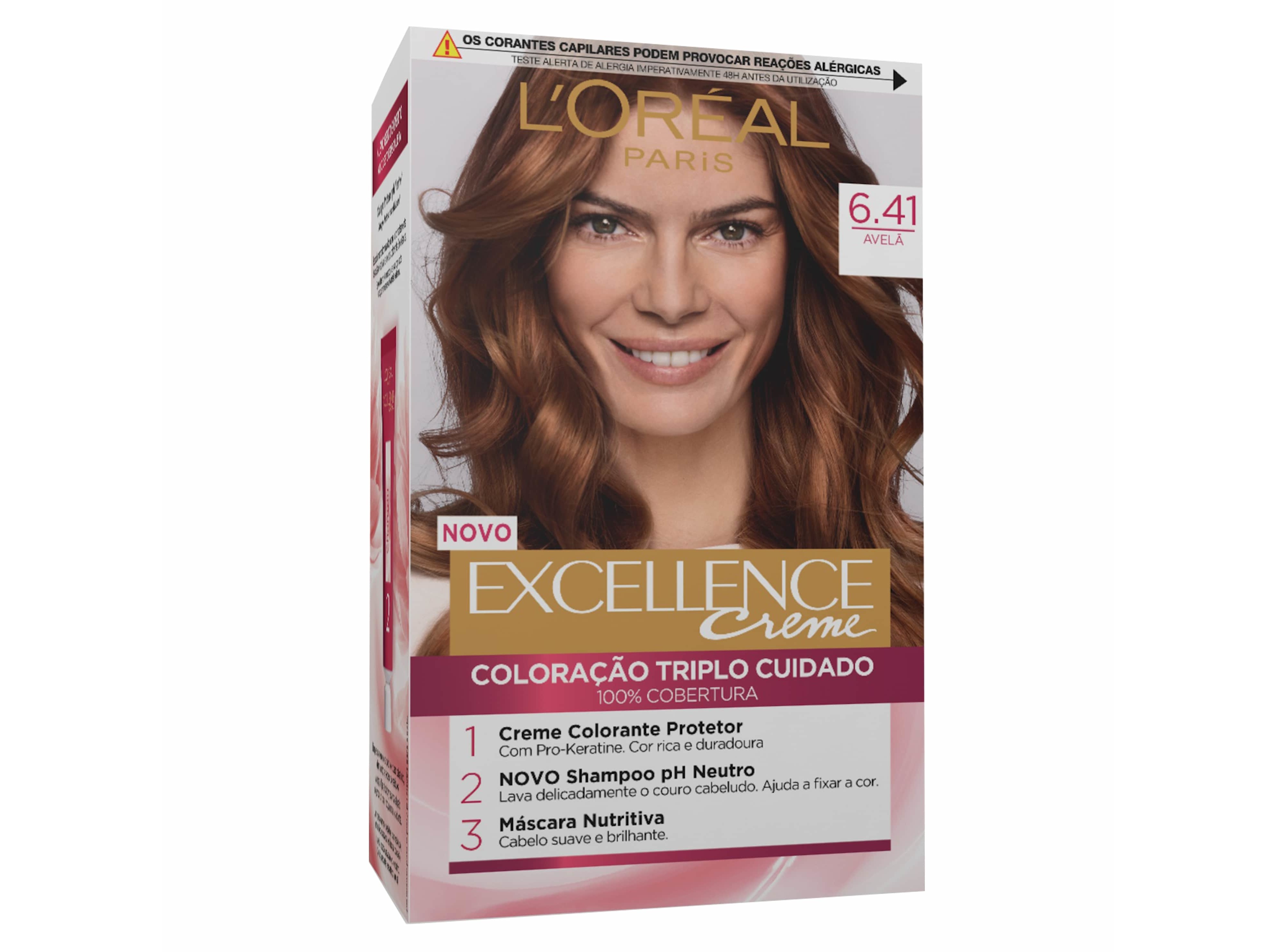 Coloração excellence 6.41 avelã un