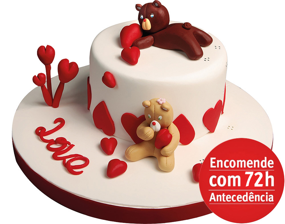 Bolo cake design produção própria nº10 kg