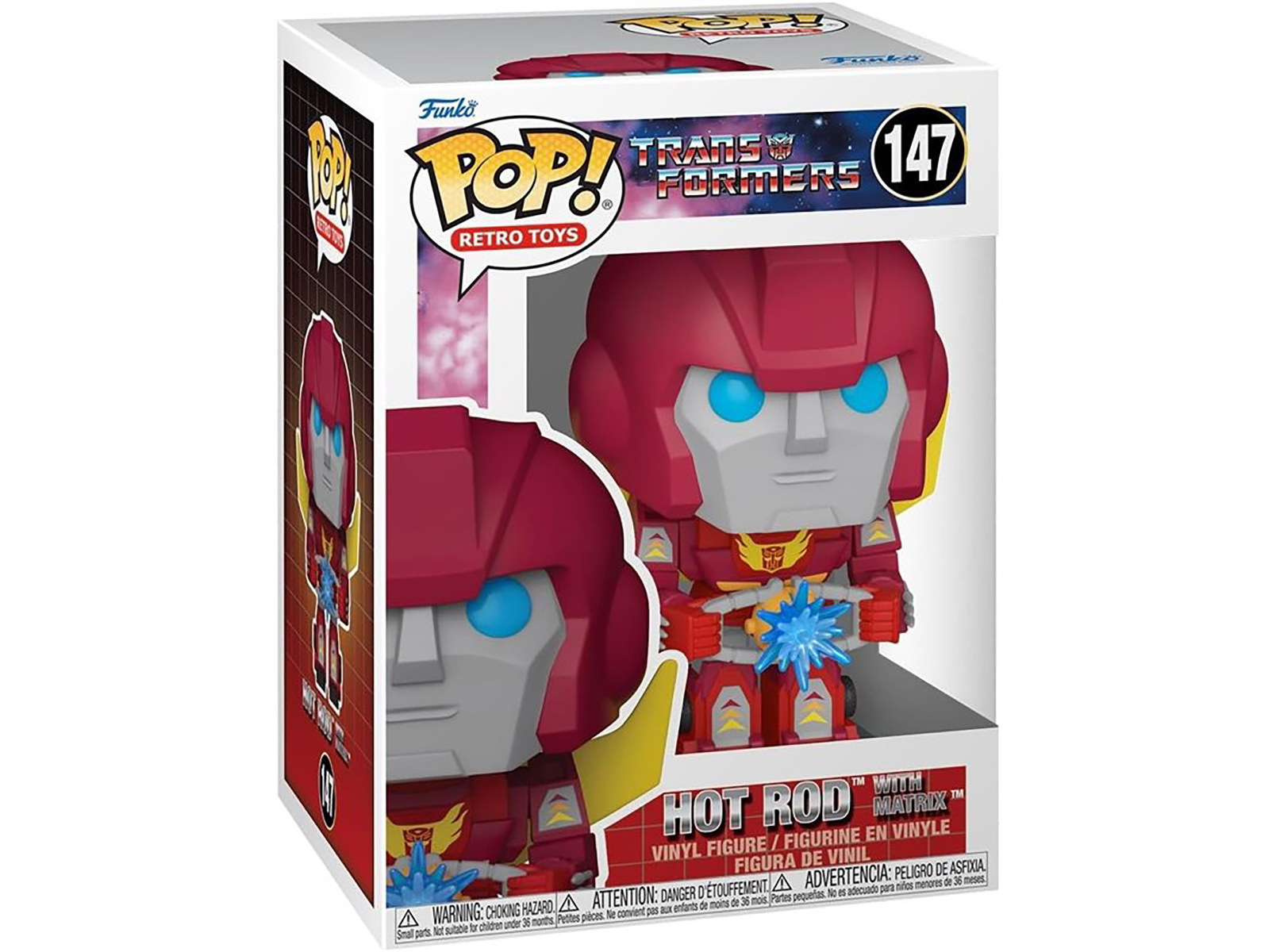 Figura funko pop! vinyl: transformers s4- hot rod com matrix