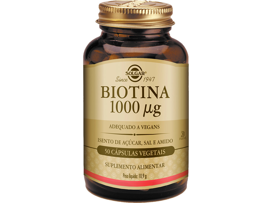 Suplemento Solgar Biotin 1000 G 50 Capsulas Solgar