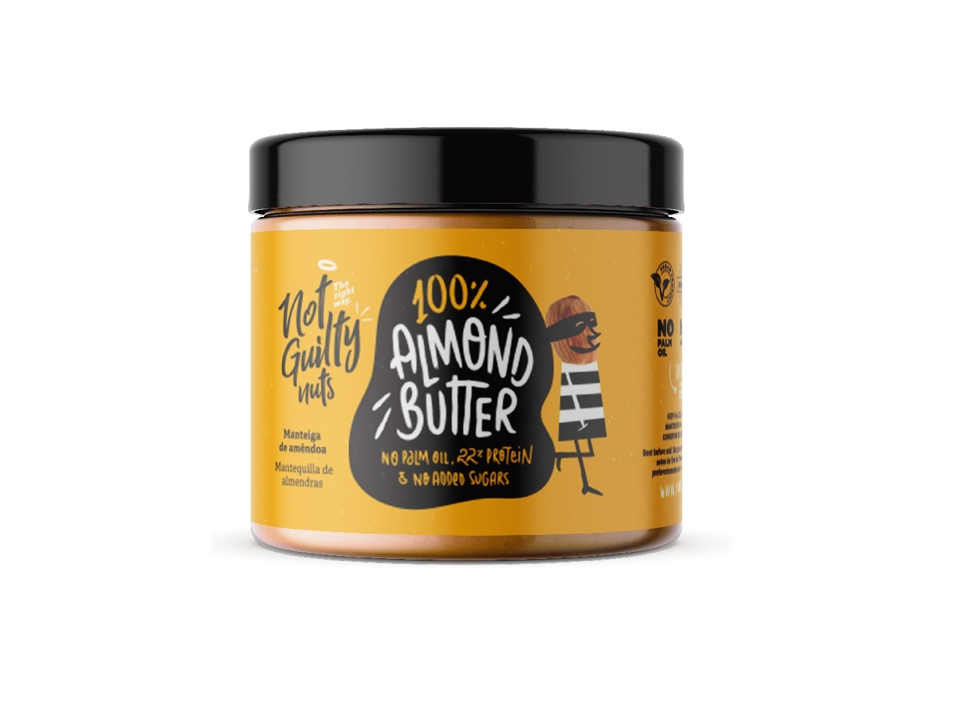 Creme Not Guilty De Barrar 100% Amêndoa 200g Not Guilty