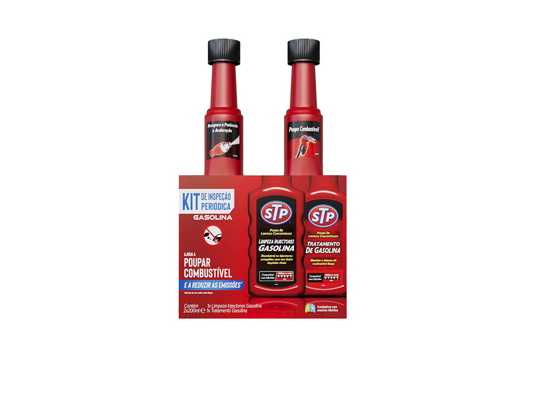 Kit inspeção periódica gasolina stp 2x200ml