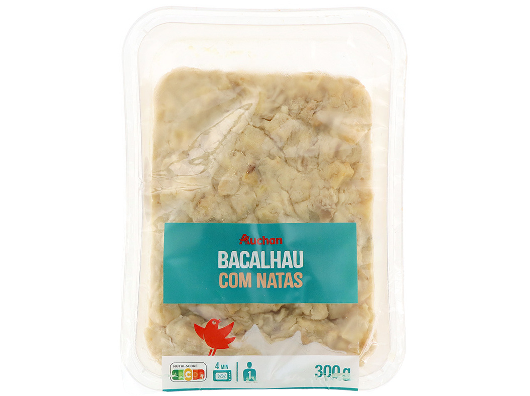 Bacalhau Com Natas Auchan 300 G Auchan