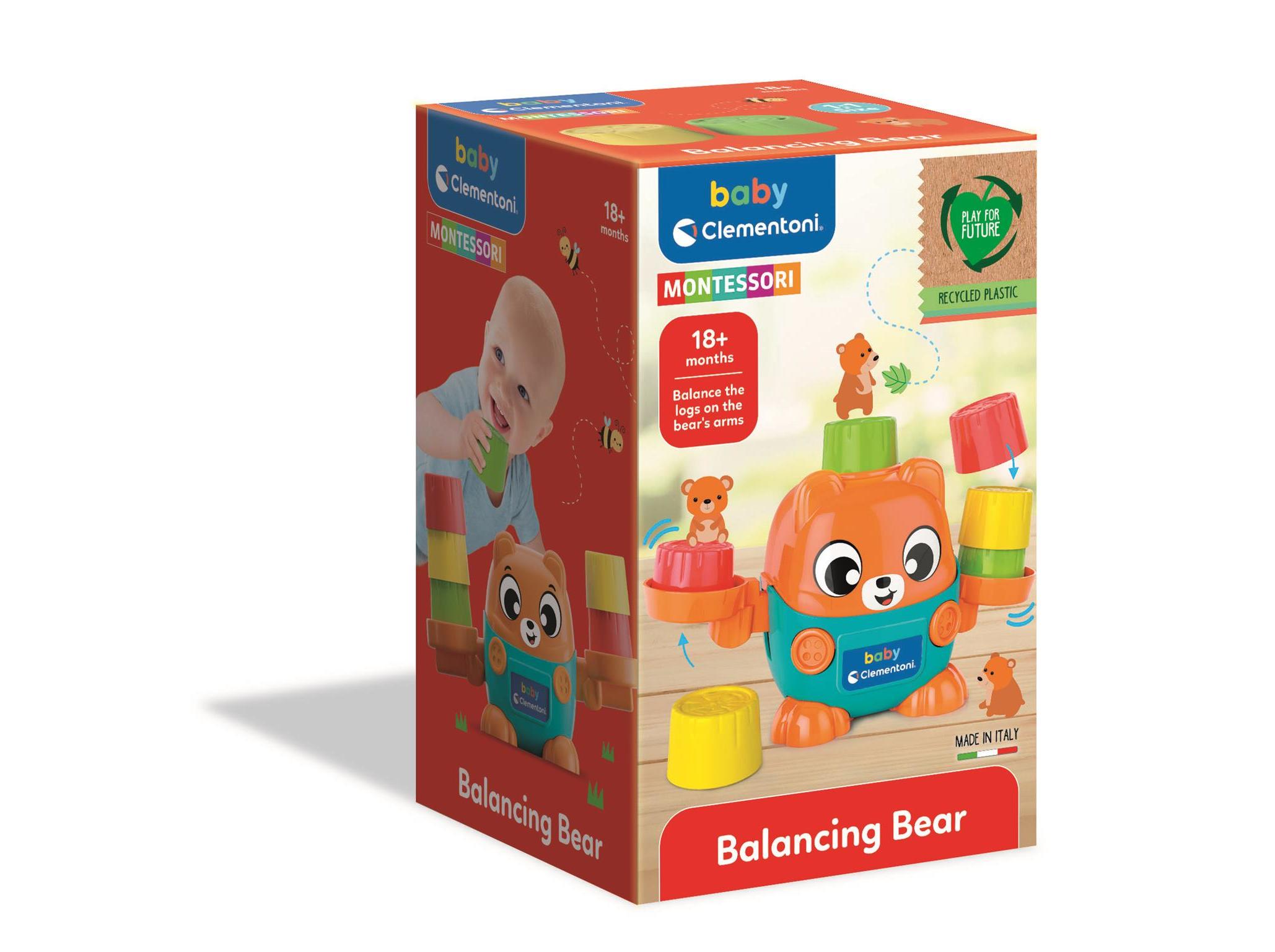 Montessori Baby Clementoni Ursinho Equilibrista