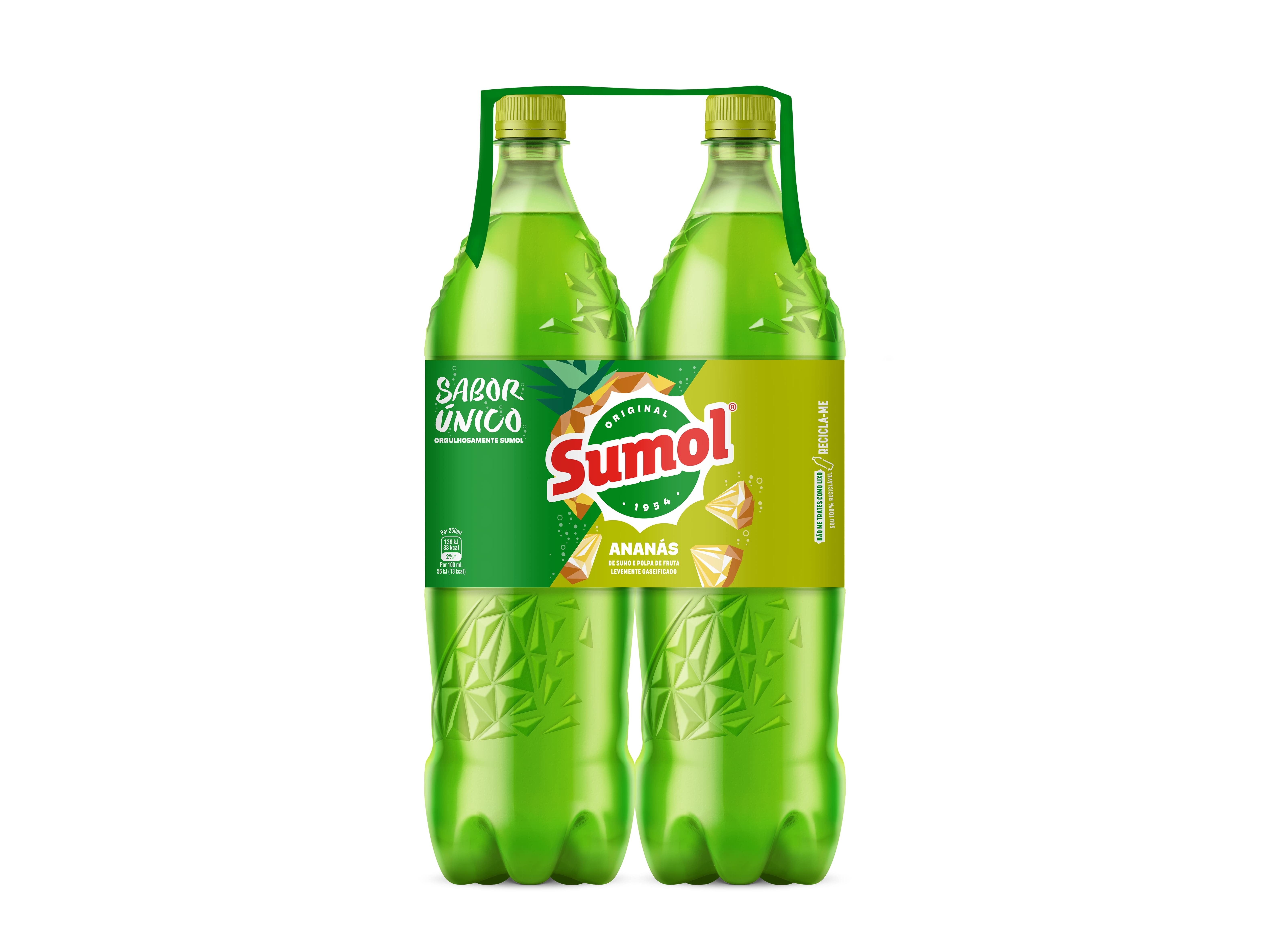 Refrigerante Sumol Com Gás Ananás 2x1.75l Sumol