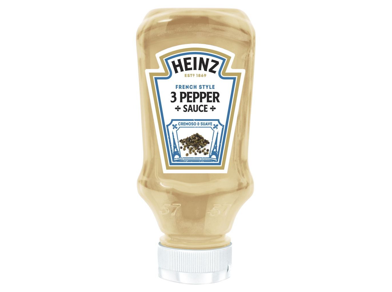 Molho Heinz 3 Pimentas Top Down 220ml Heinz