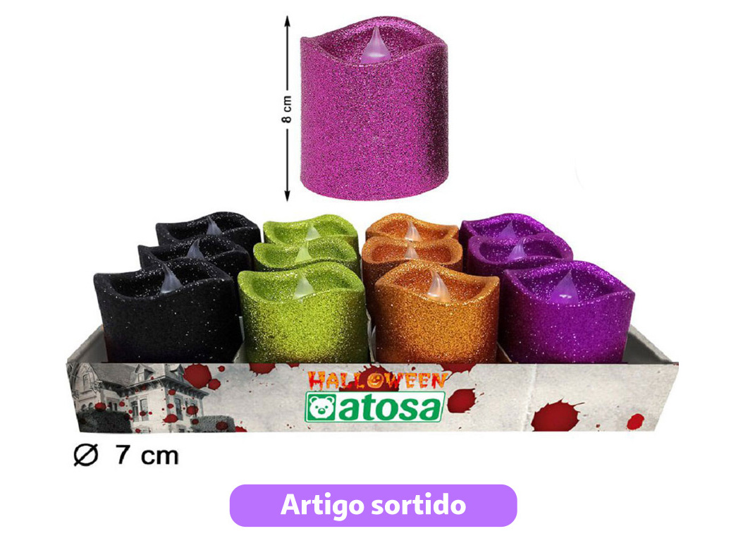 Velas Halloween Topbrands 4 Cores