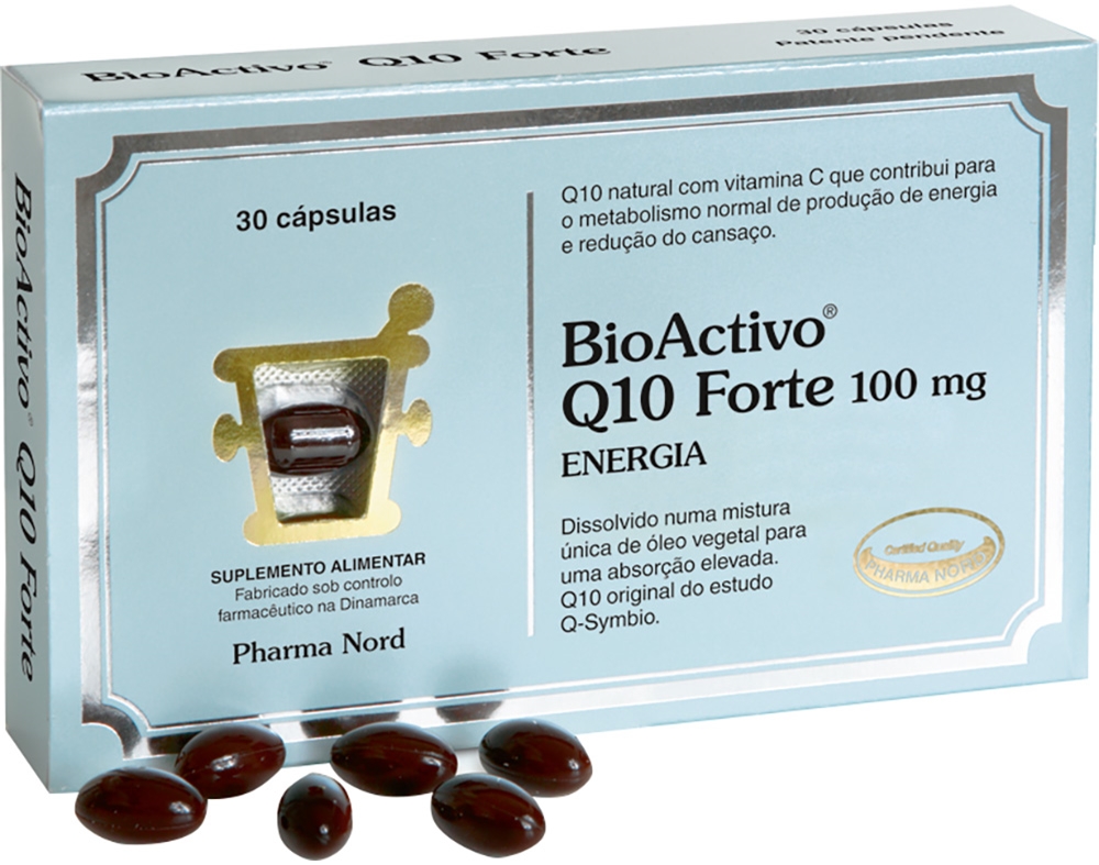 Suplemento Bioactivo Q10 Forte 100mg 30 Capsulas Bioactivo