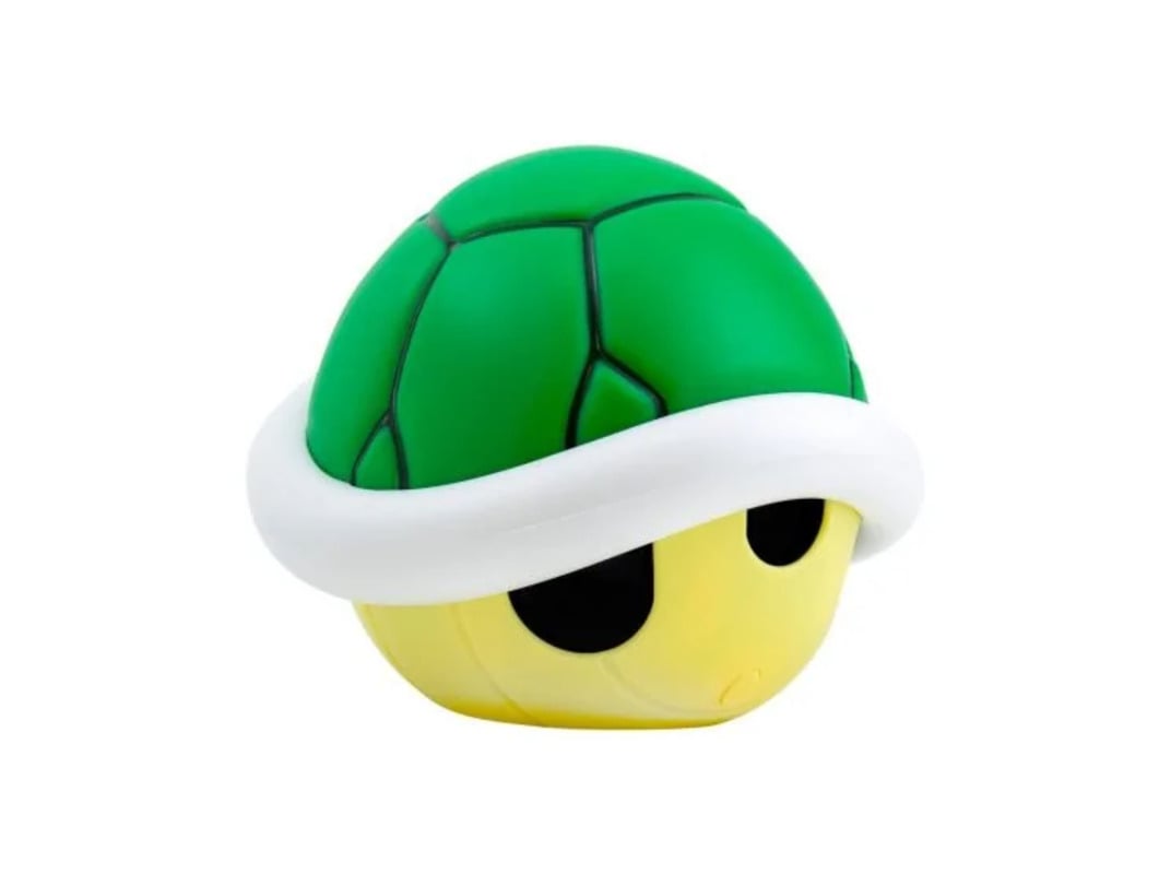 Candeeiro super mário green shell