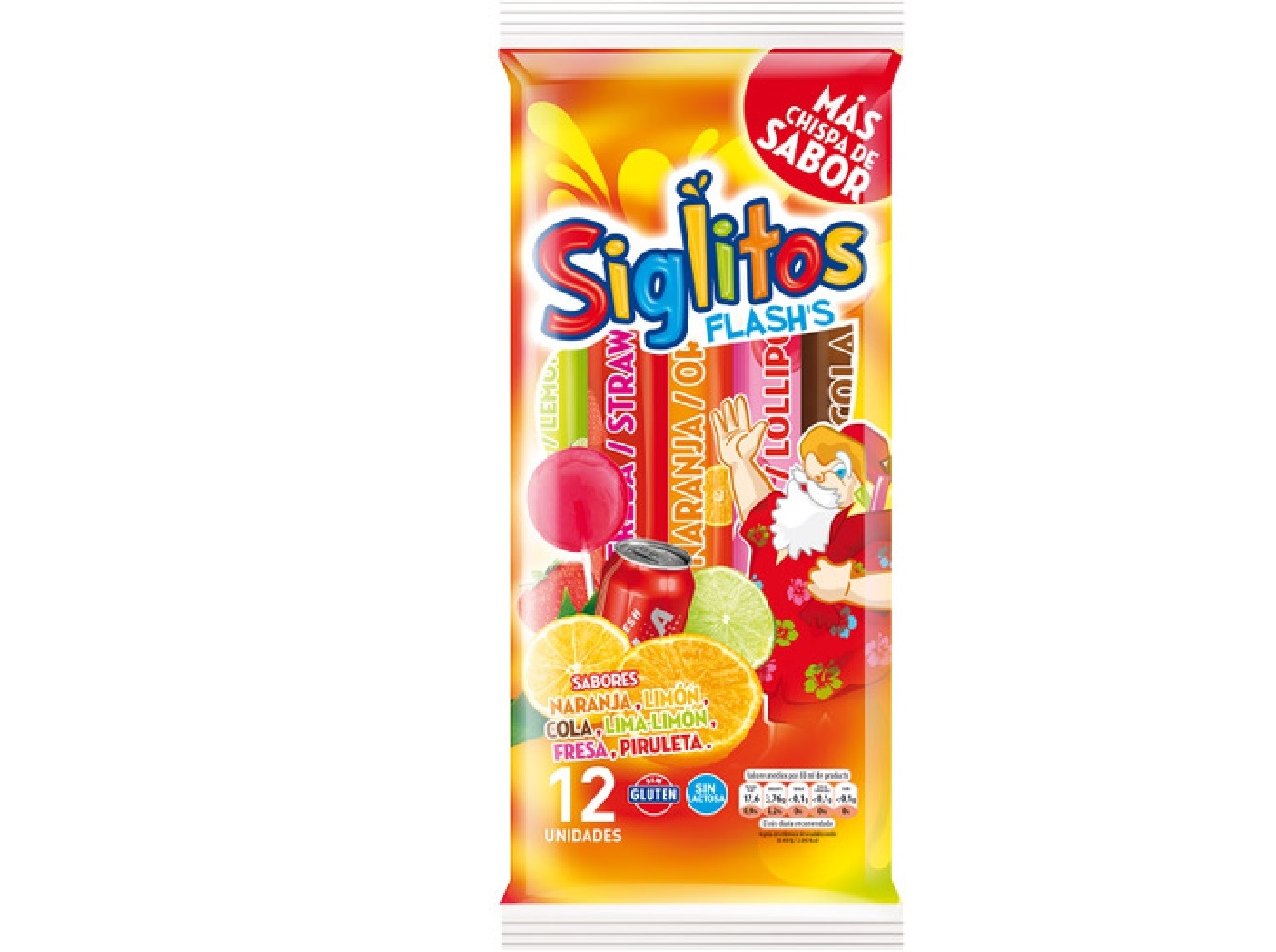Refresco siglitos para congelar 12x80ml