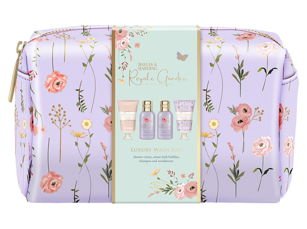 Conj Banho Baylis & Harding Royale Garden Bag 2x100+2x50ml
