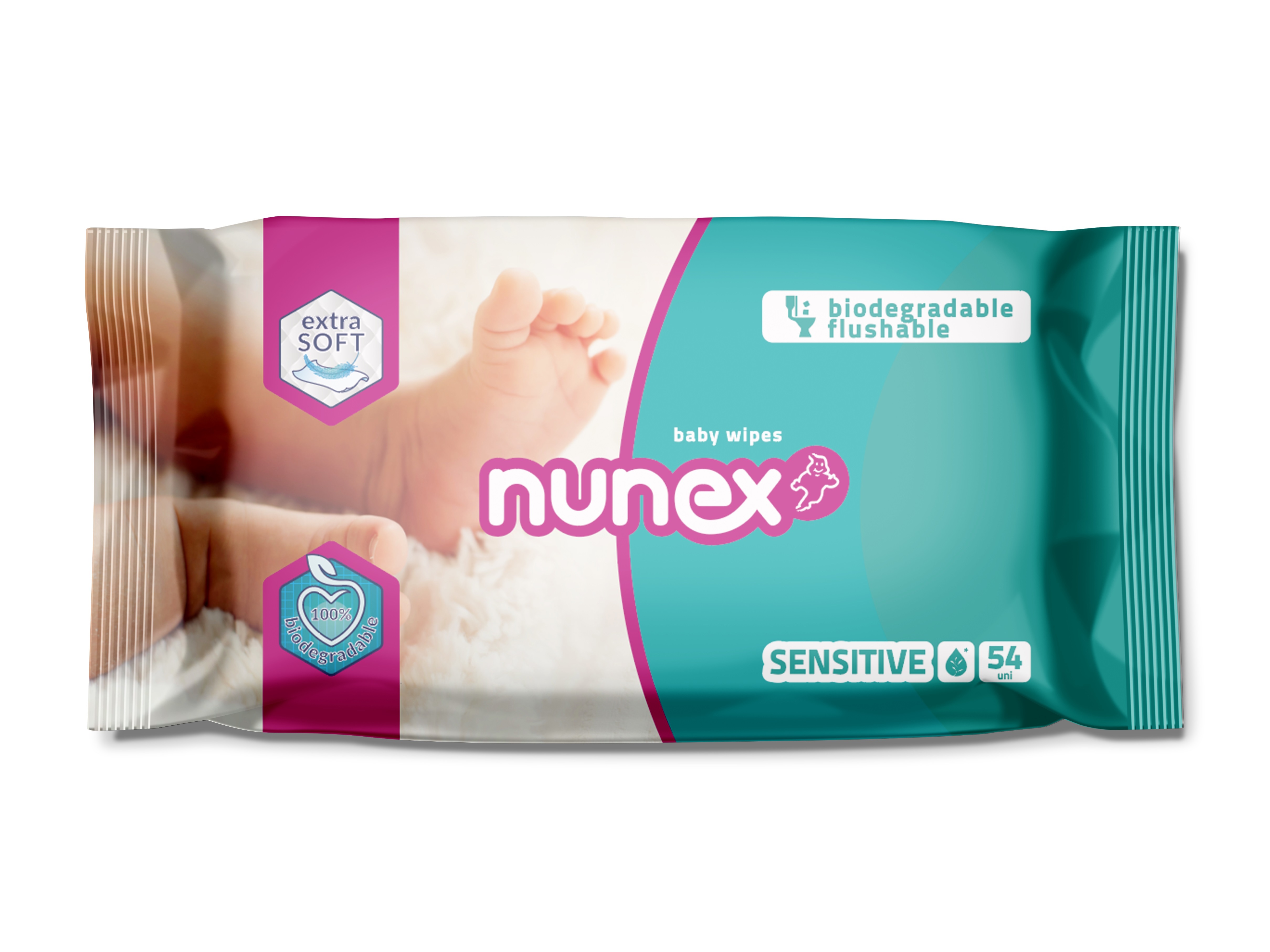 Toalhitas nunex sensitive 54 un