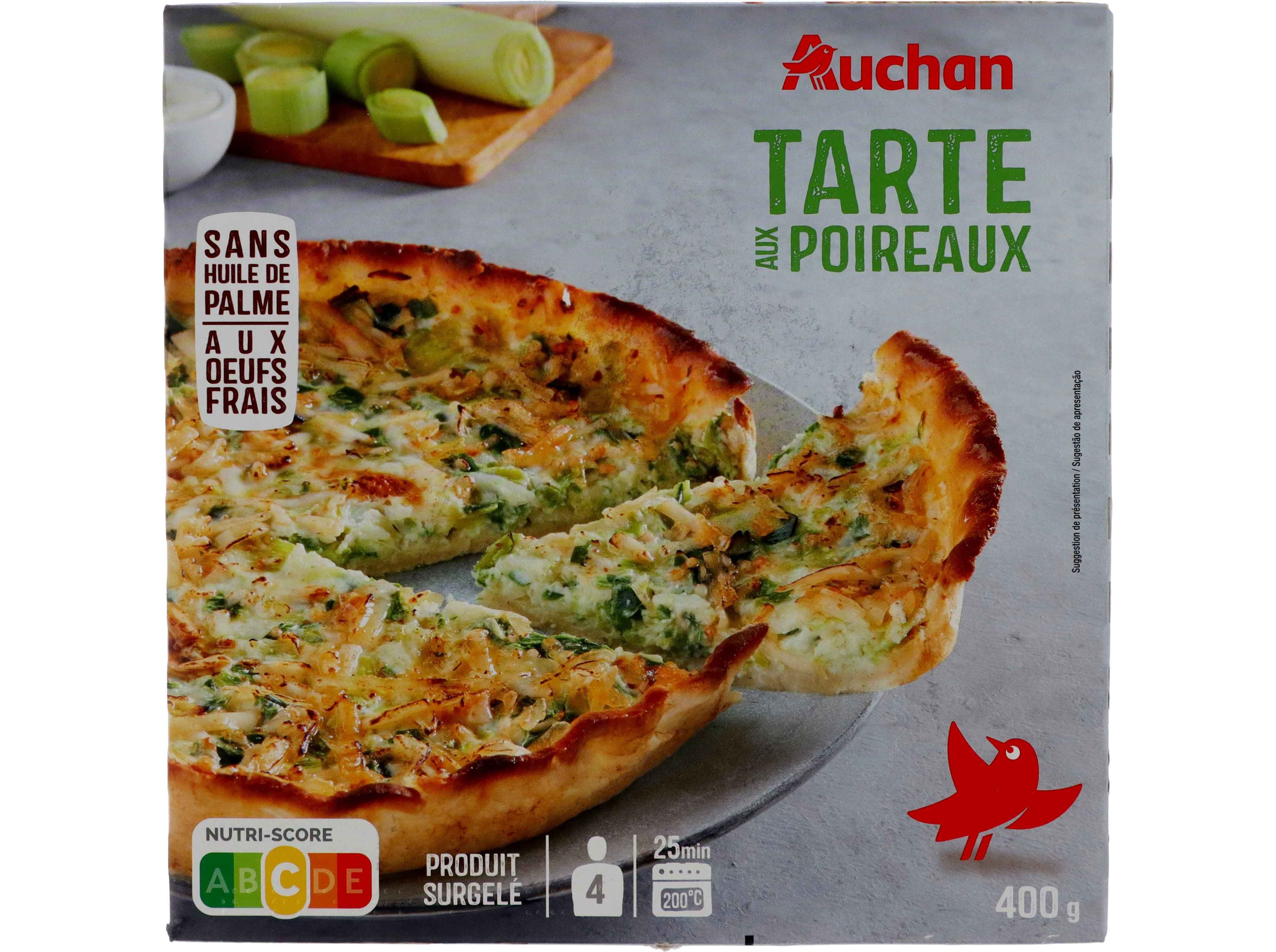 Tarte Auchan Alho Francês 400g Auchan
