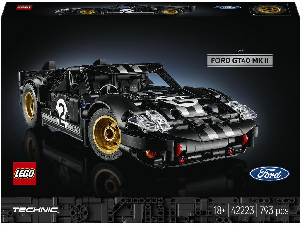 1966 ford gt4 mkii lego technic 42223