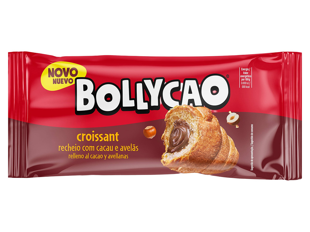Croissants bollycao recheio cacau e avelã 1un