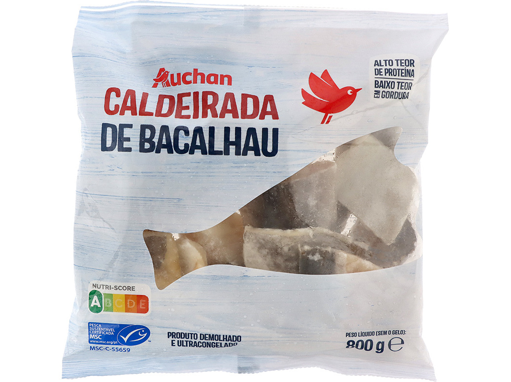 Caldeirada De Bacalhau Auchan Demolhado Msc 800g Auchan