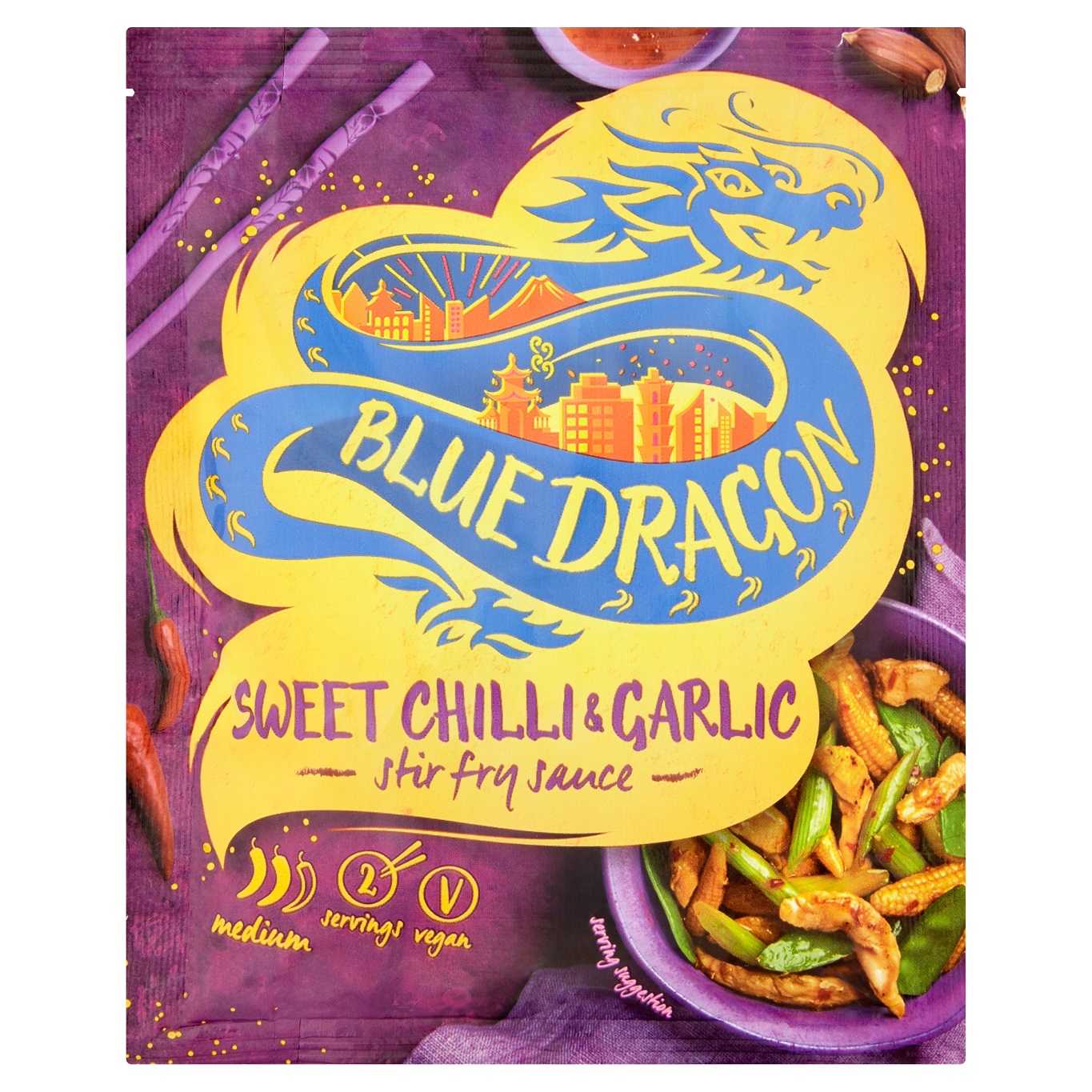 Molhos Blue Dragon Saltear Sweet Chili Alho 120g Blue Dragon