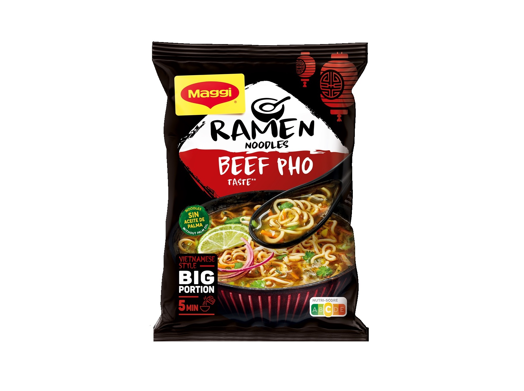 Noodles Maggi Ramen Beef 90g Maggi