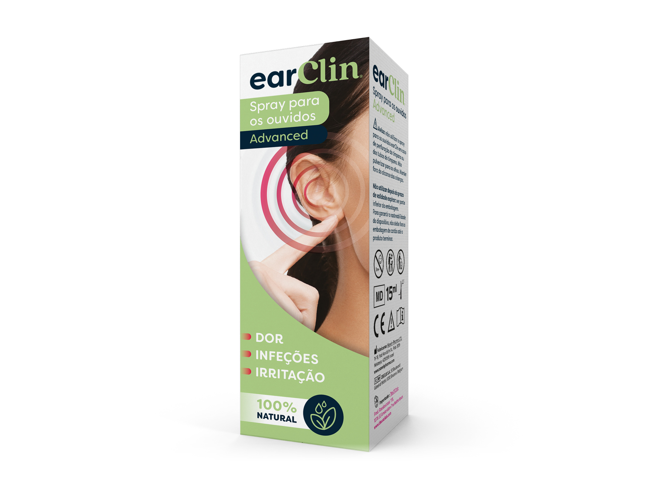 Spray Ouvidos Earclin 15ml