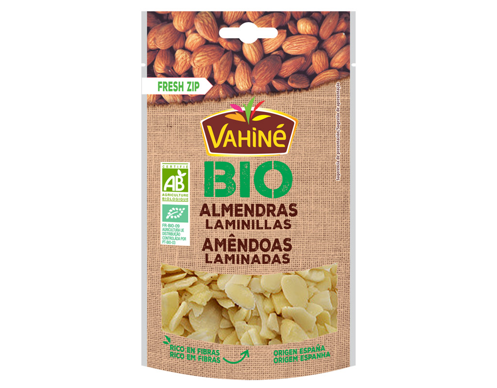 Amêndoas vahiné laminadas bio 100g