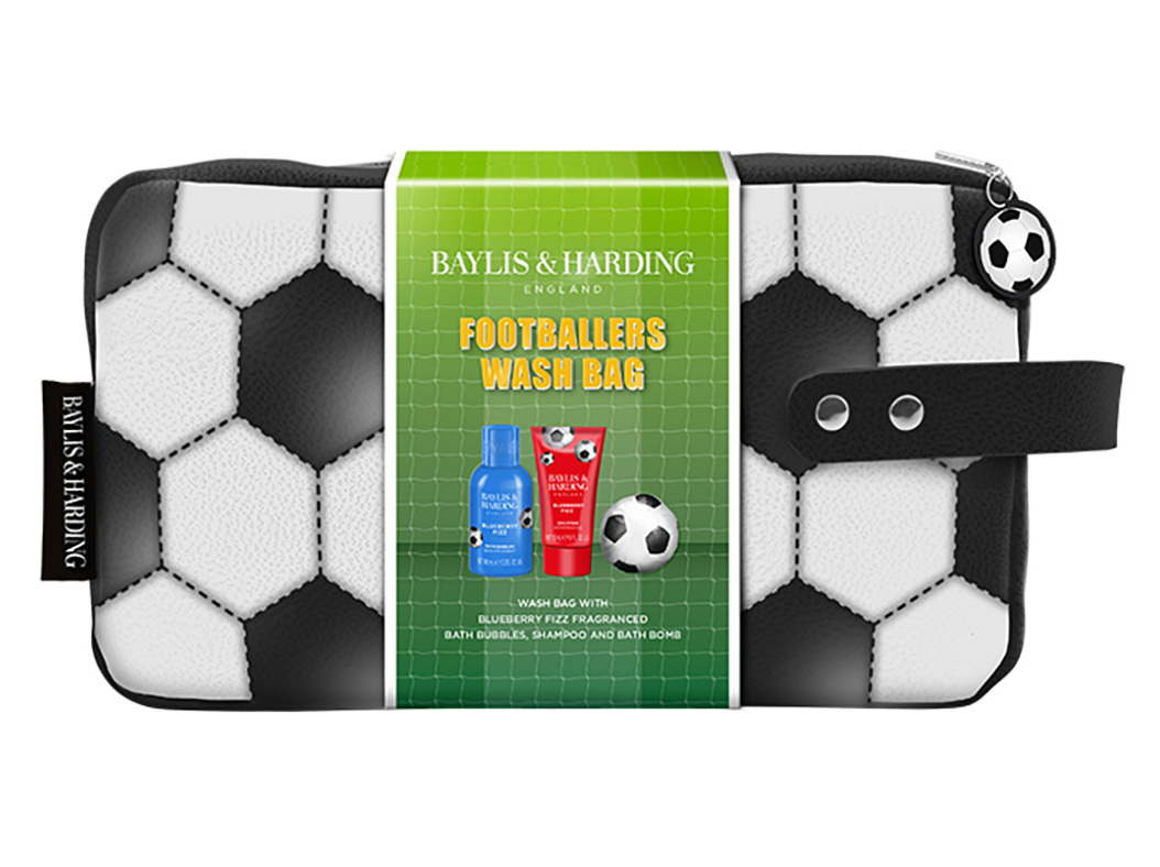 Conj Banho Baylis & Harding Football Stars Wash Bag
