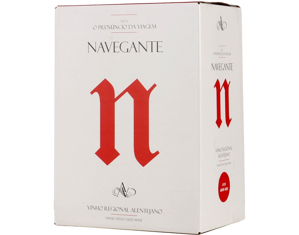 Vinho Tinto Navegante Alentejo Bag In Box 5l Navegante