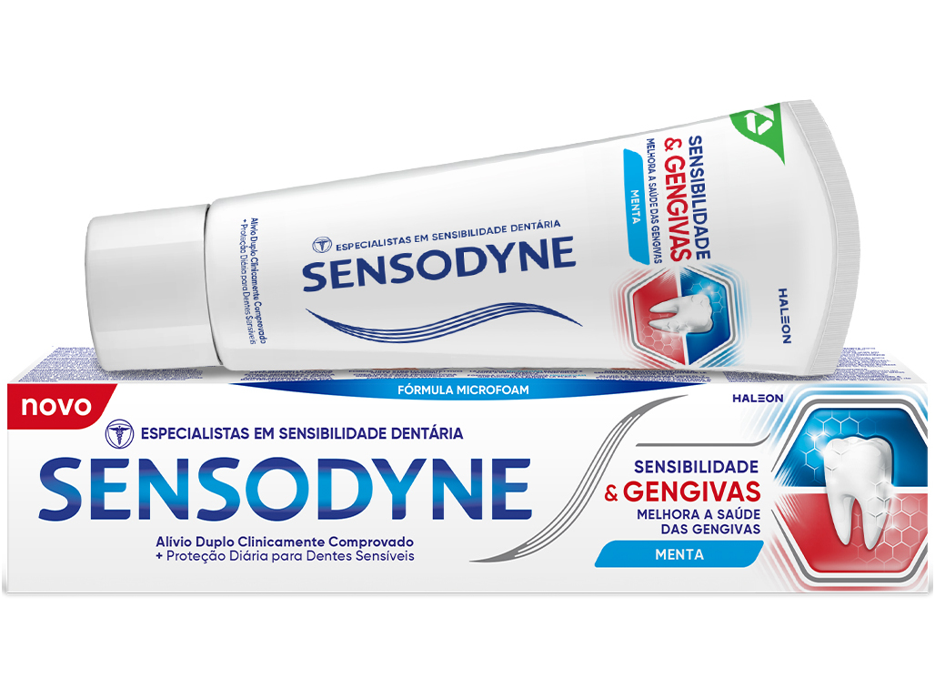 Pasta de dentes sensibilidade & gengivas sensodyne 75ml
