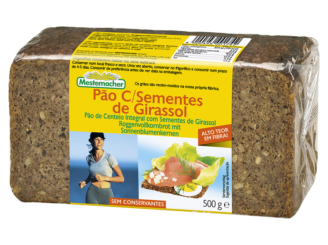 Pão Mestemacher Com Sementes Girassol 500g Mestemacher