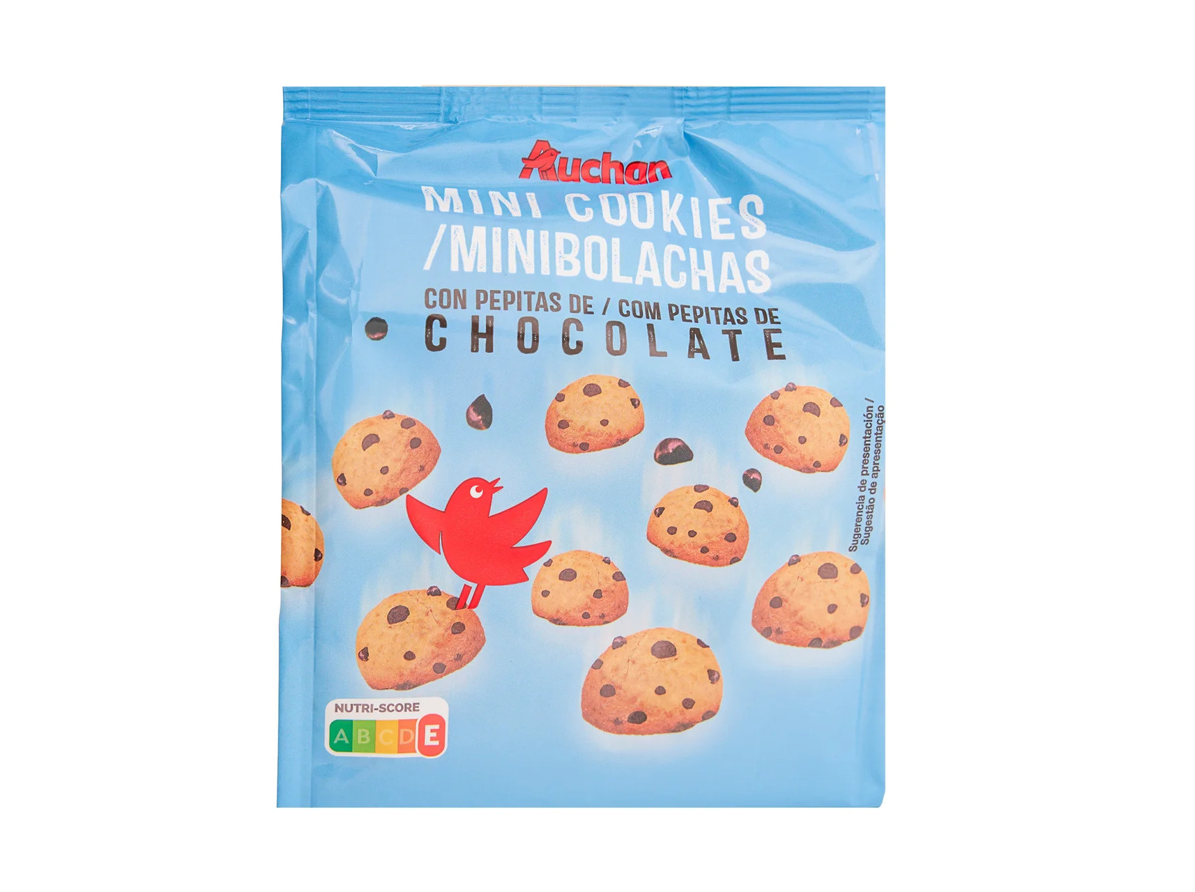 Mini Cookies Auchan Com Pepitas De Chocolate 150g Auchan